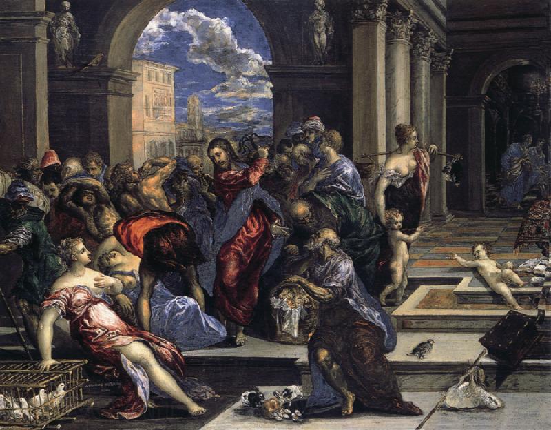 El Greco Purification of the Temple France oil painting art